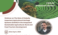 دعوت به برگزاری نشست علمی مجازی تحت عنوان« نقش نظام های میراثی کشاورزی مهم جهانی GIAHS در توسعه گردشگری پایدار کشاورزی،روستایی و غذایی»